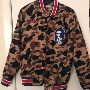 Men’s bomber jacket Bathing Ape varsity